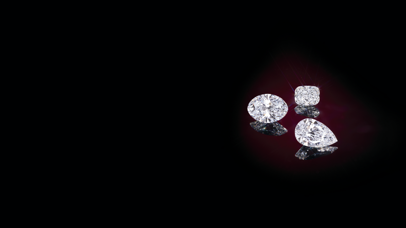 Three Lab Grown Diamonds