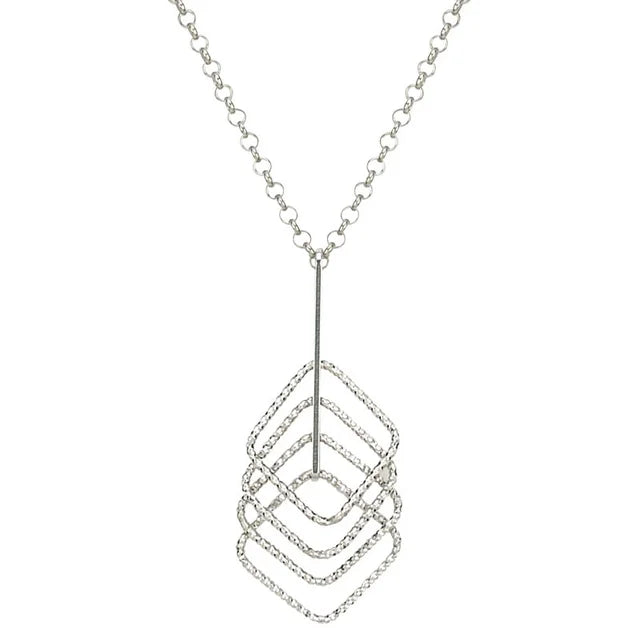 Frederic Duclos Pathway Square Necklace